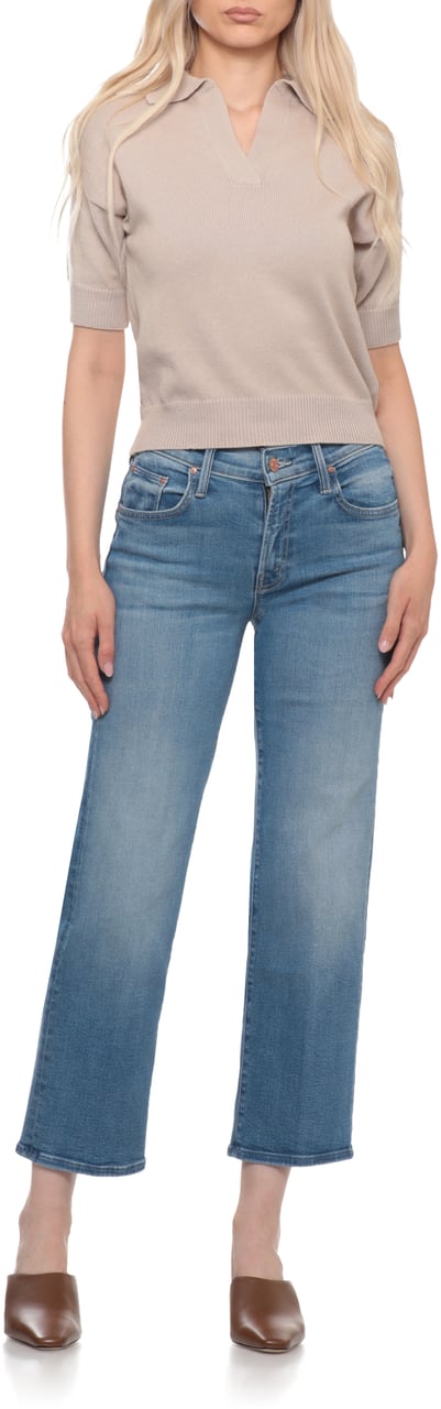 Mother Jeans Light Blue Blauw