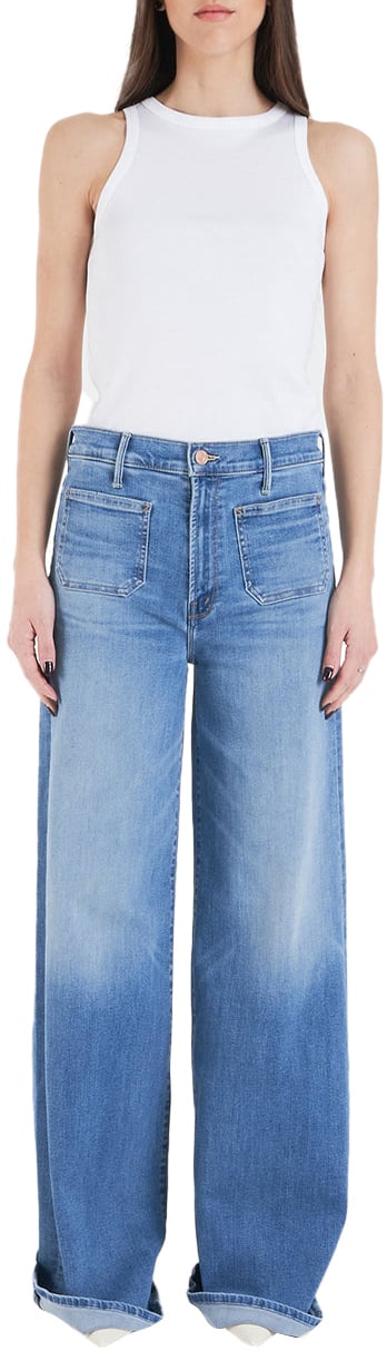 Mother Wide leg jeans Blauw