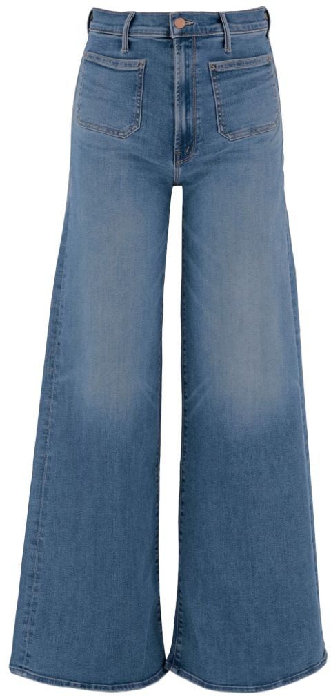 Mother Jeans Clear Blue Blauw