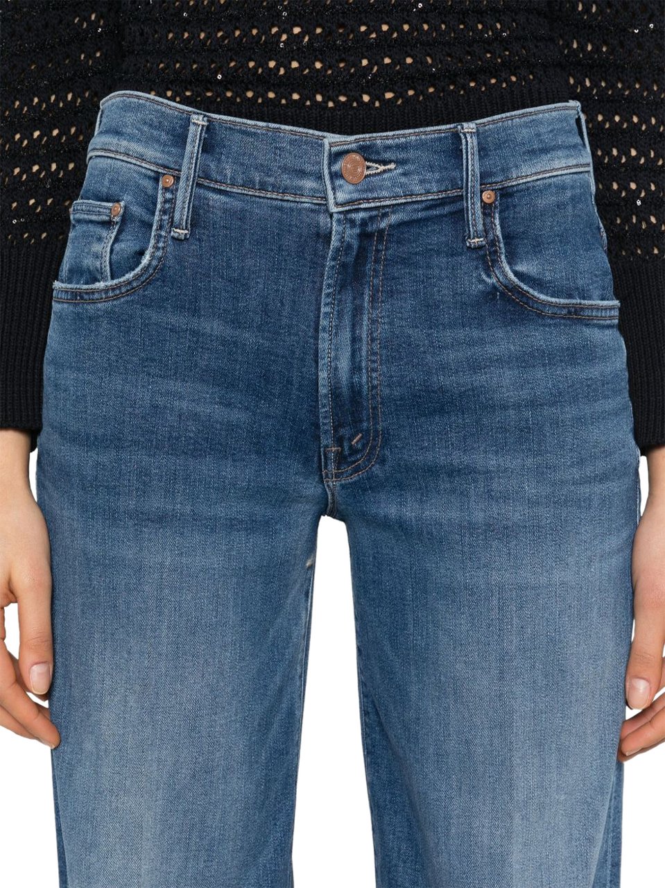 Mother Jeans Blue Blauw