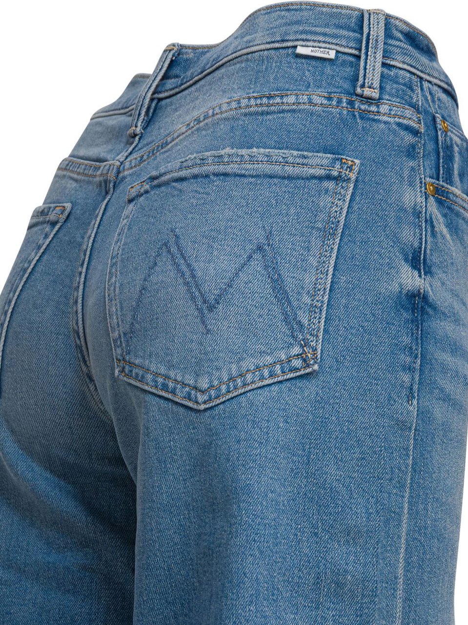 Mother Jeans Clear Blue Blauw