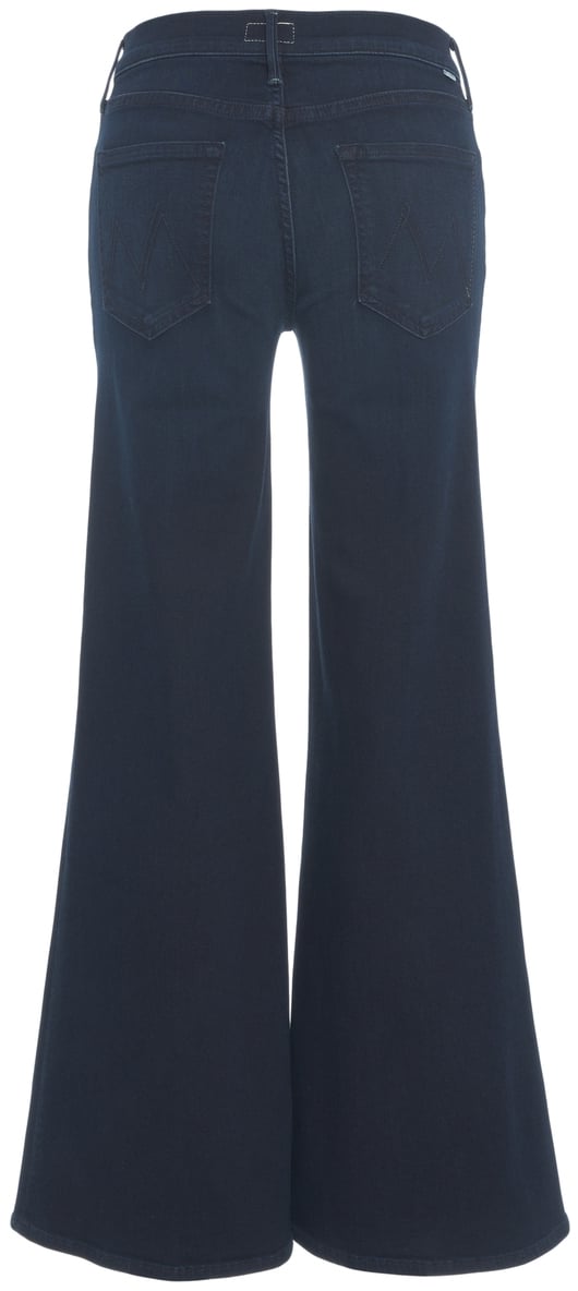 Mother Jeans Flared 'The Twister Sneak' Blauw