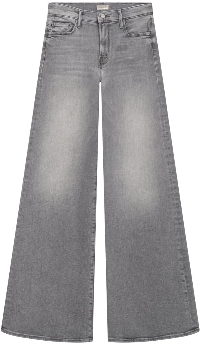 Mother Jeans wide leg 'The Twister Heel' Grijs