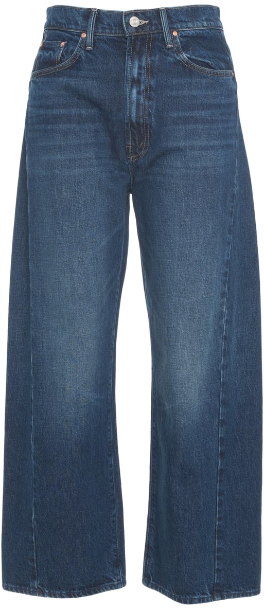Mother Pantaloni wide leg Blauw