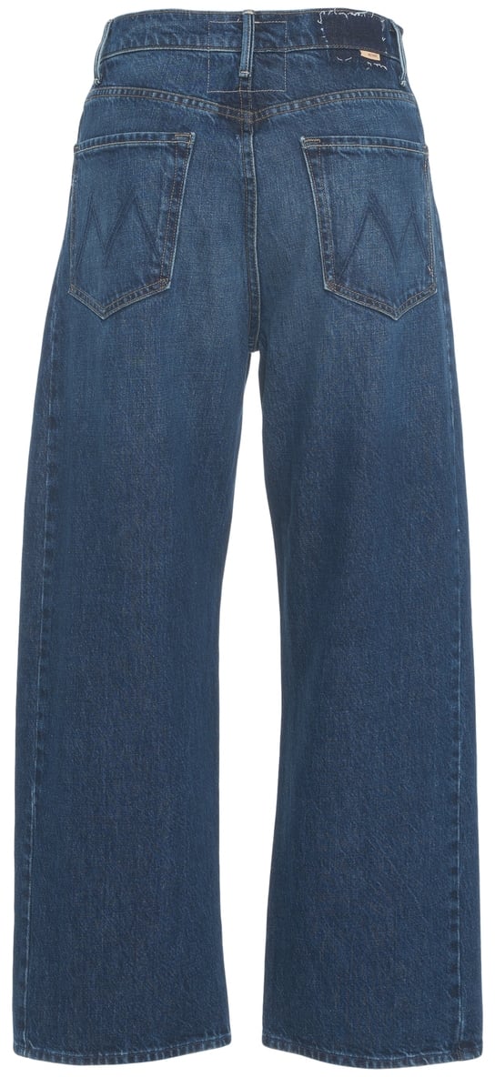 Mother Pantaloni wide leg Blauw