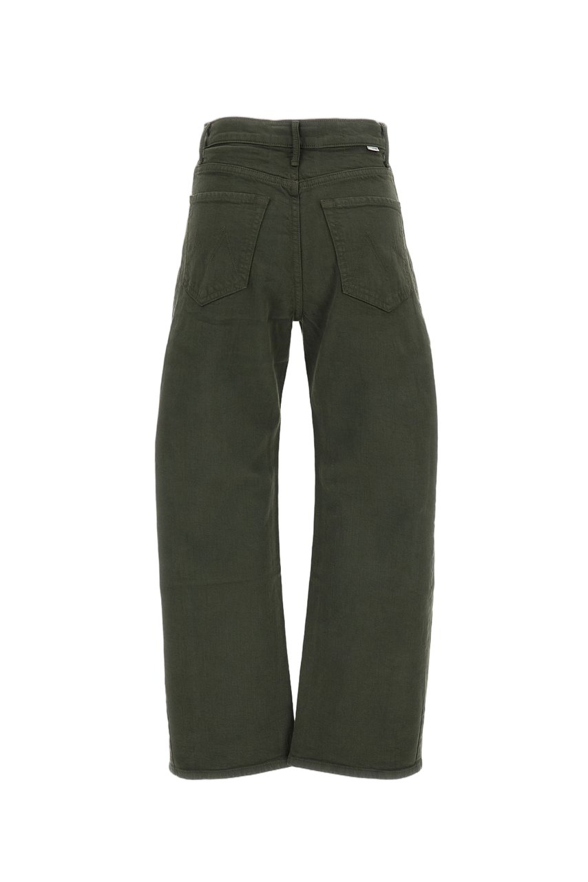 Mother Green Half Pipe Stretch Jeans Groen