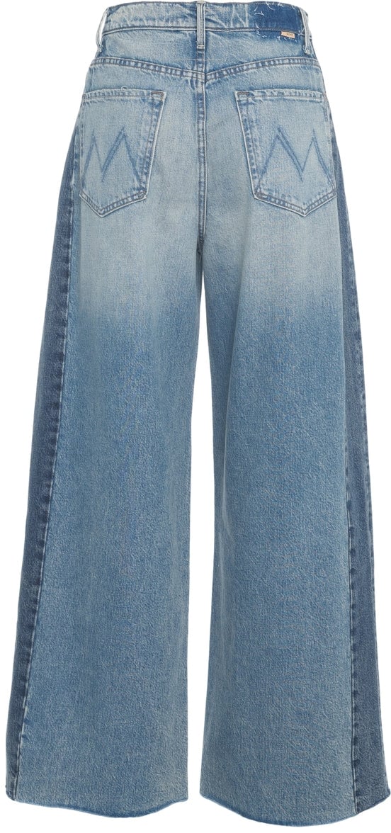 Mother Wide Leg Jeans 'The Pipe Dream' Blauw