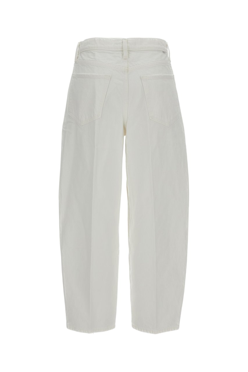 Mother Optic White The Rabbit Hole Denim Jeans Wit