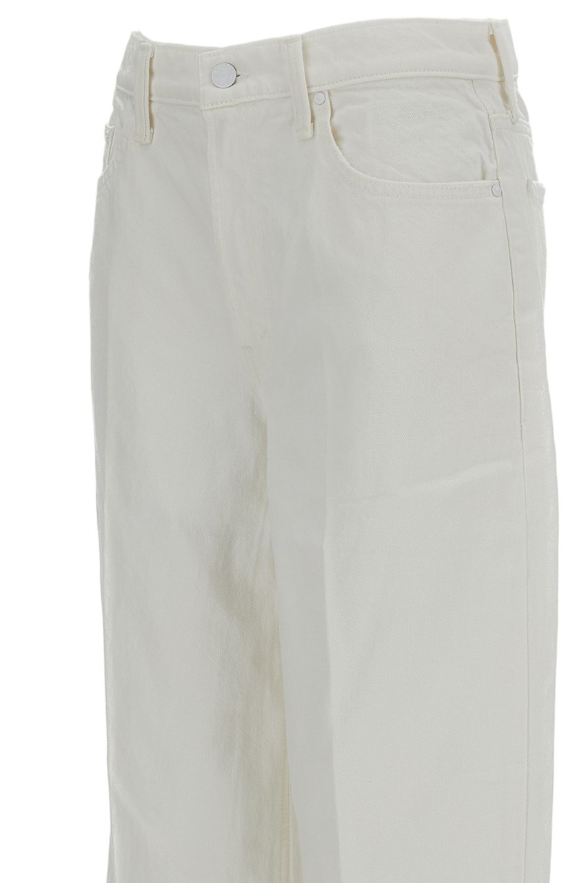 Mother Optic White The Rabbit Hole Denim Jeans Wit
