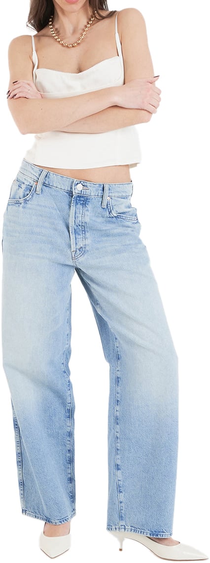 Mother Jeans 'The Delinquent' Blauw