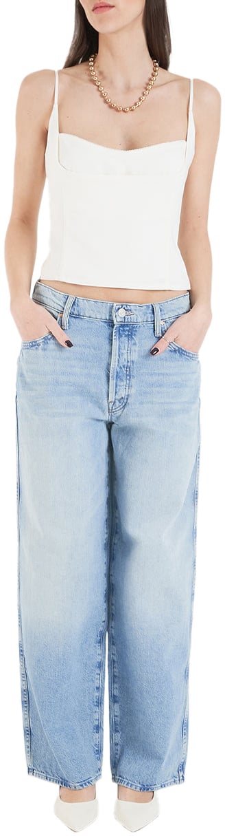 Mother Jeans 'The Delinquent' Blauw