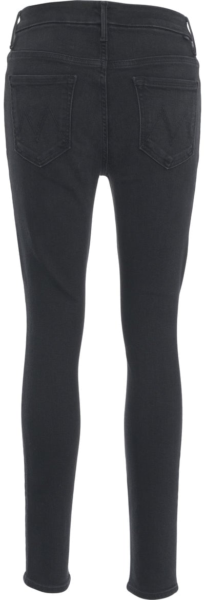 Mother Skinny jeans 'Looker' Zwart