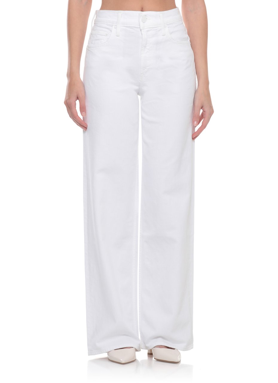Mother White The Rerun Cotton Jeans Wit