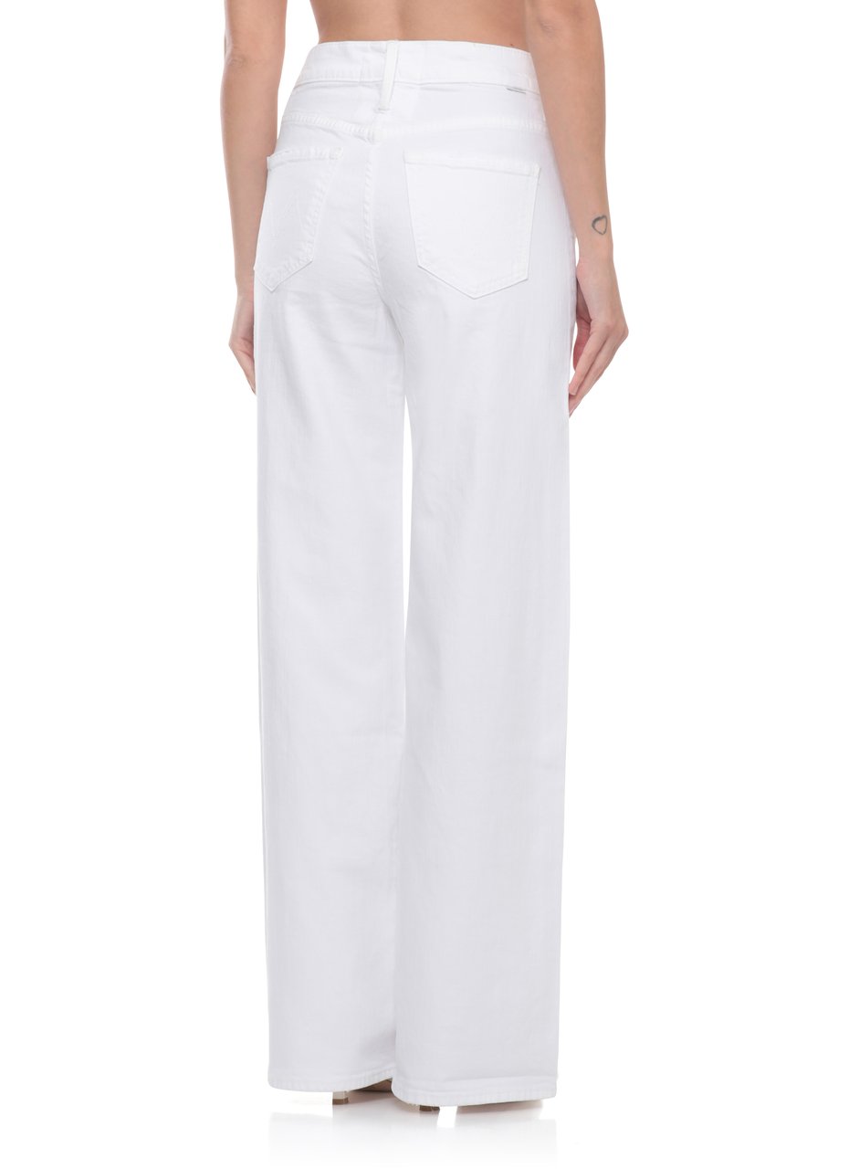 Mother White The Rerun Cotton Jeans Wit