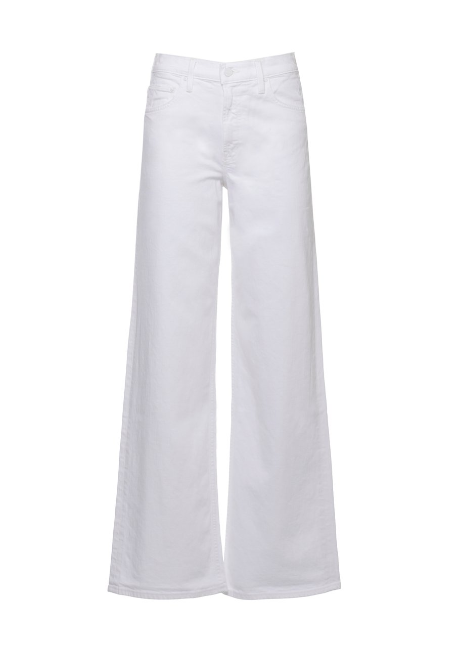 Mother White The Rerun Cotton Jeans Wit