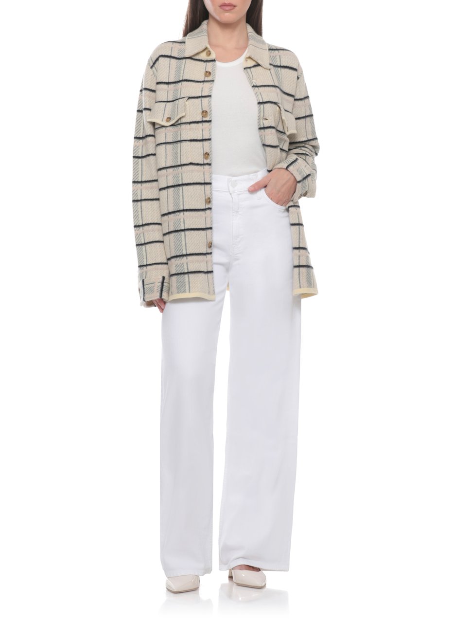 Mother White The Rerun Cotton Jeans Wit