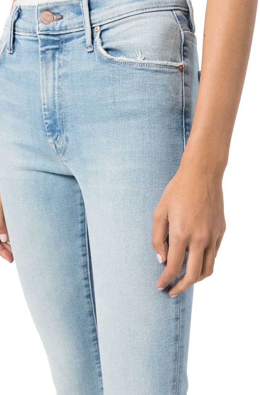 Mother Jeans Clear Blue Blauw