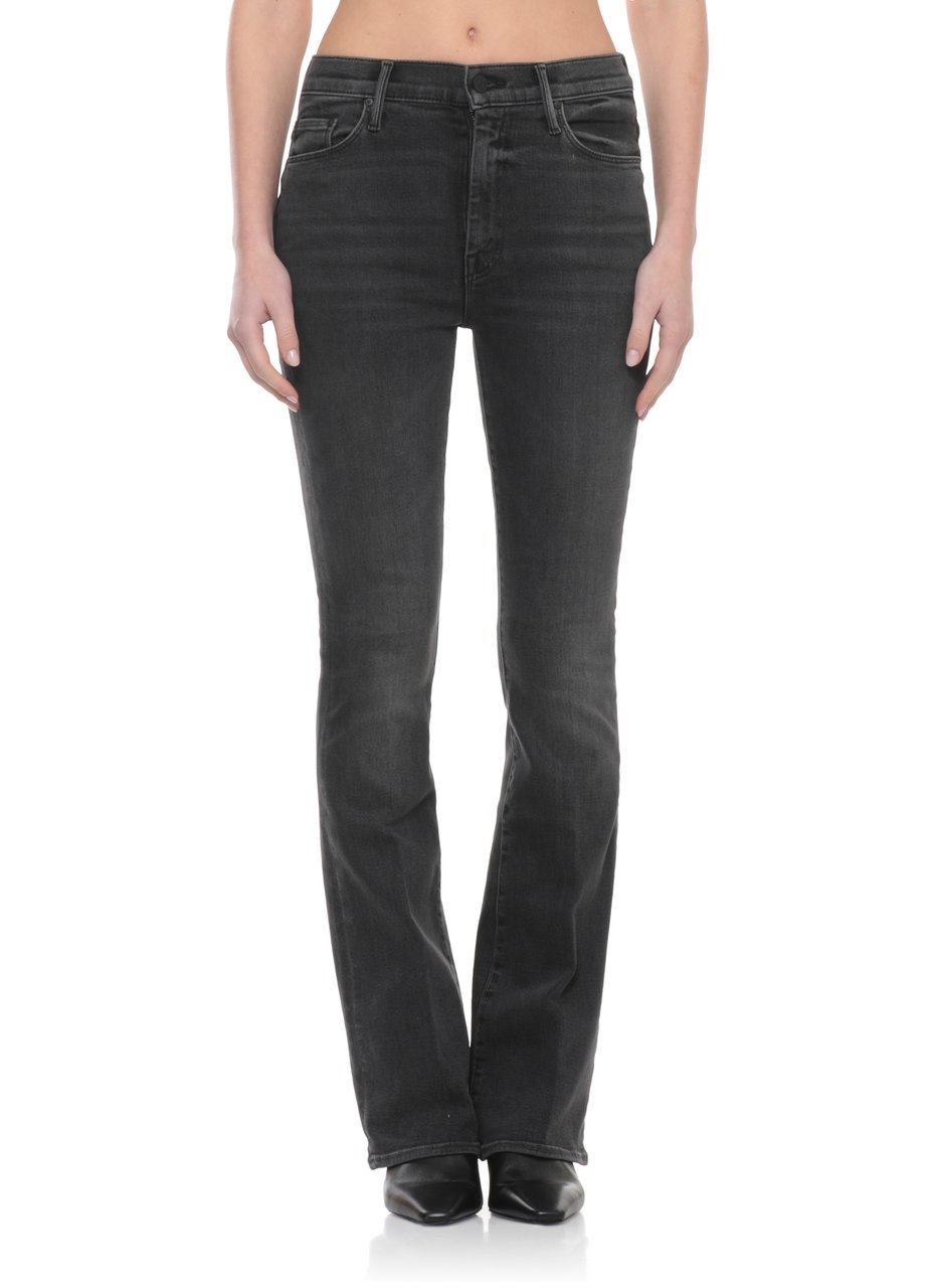 Mother Grey The Weekender Cotton Jeans Grijs