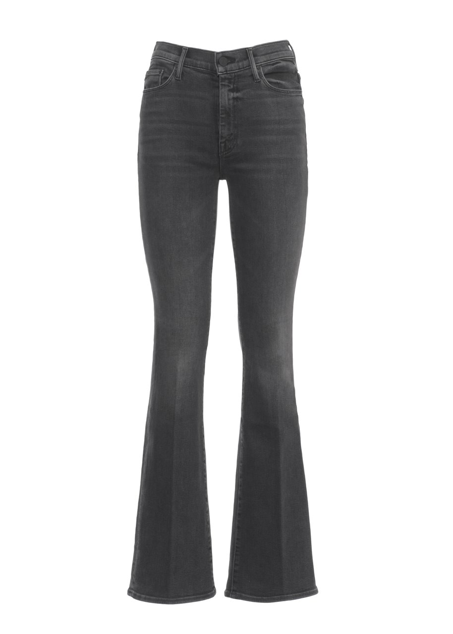 Mother Grey The Weekender Cotton Jeans Grijs