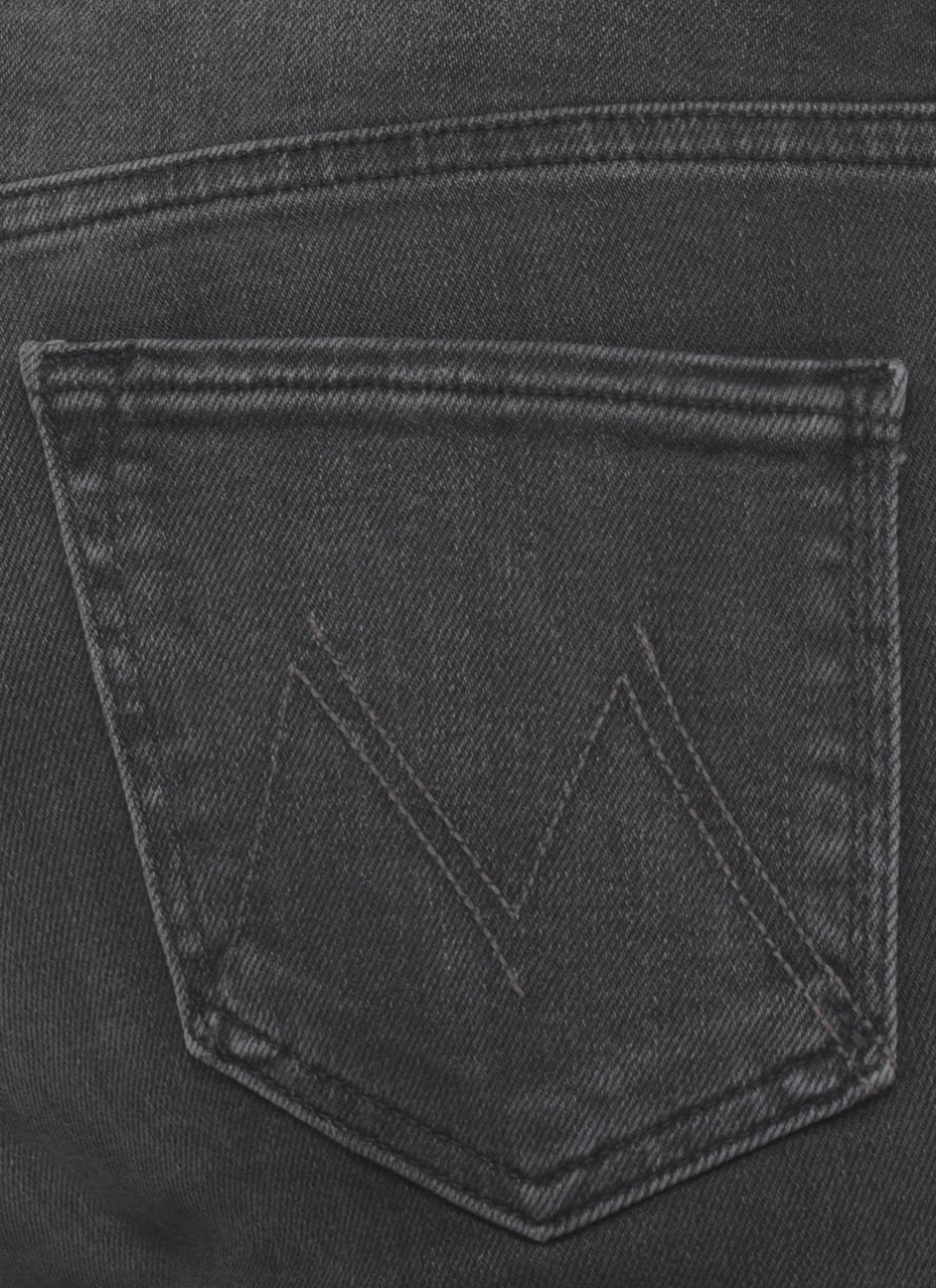 Mother Grey The Weekender Cotton Jeans Grijs