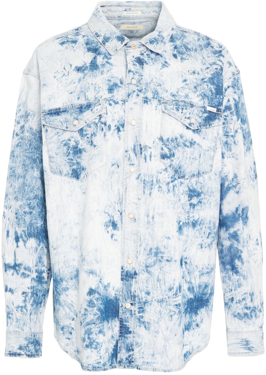 Mother Denim blouse 'The Exes And Ohs' Blauw