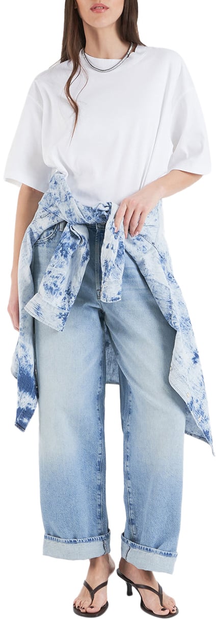 Mother Denim blouse 'The Exes And Ohs' Blauw