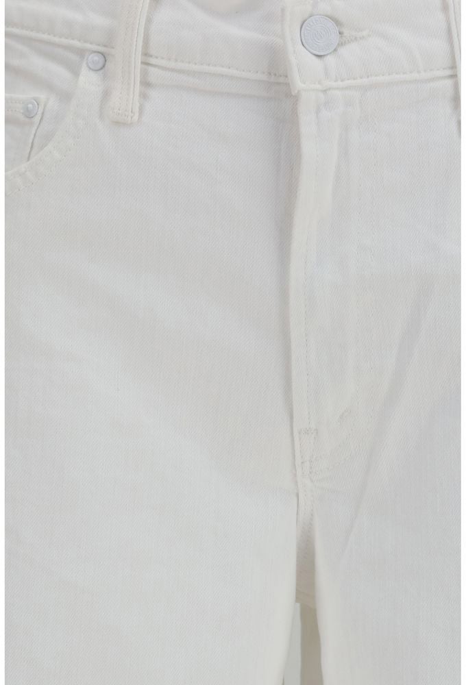 Mother Denim White Cotton Jeans Denim Wit