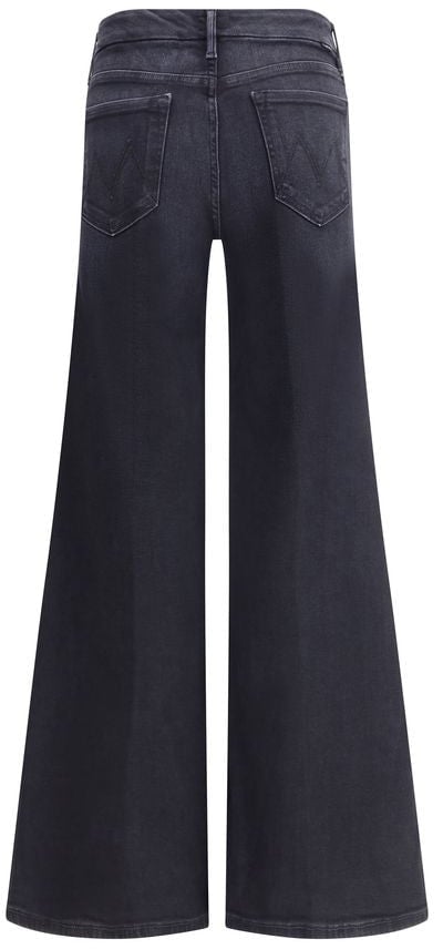 Mother Denim Mother Denim Black Cotton Jeans Denim Zwart