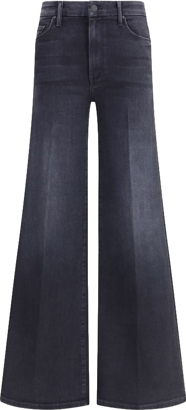 Mother Denim Mother Denim Black Cotton Jeans Denim Zwart