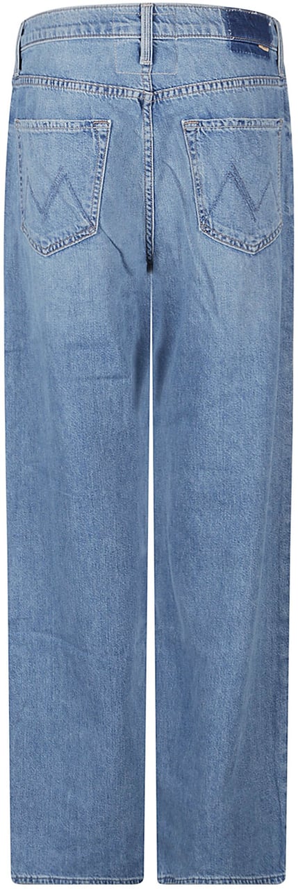 Mother Denim The Dodger Sneak Jeans Blue Blauw