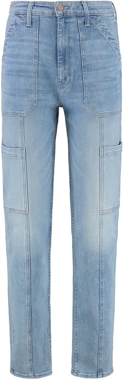 Mother Denim The Private DBL Skinny jeans Blauw