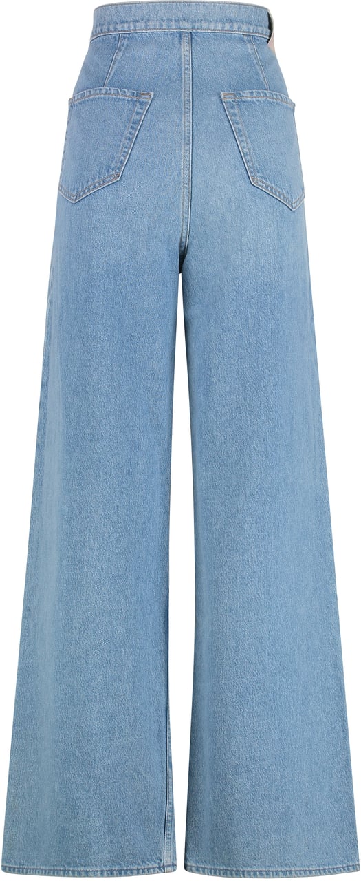 Mother Denim SNACKS! The Fold In Funnel wide-leg jeans Blauw