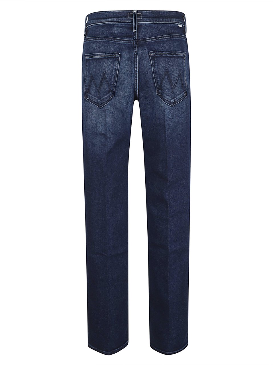 Mother Denim The Mide Rise Maven Sneak Jeans Blue Blauw