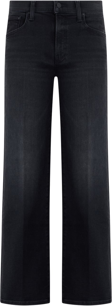 Mother Denim Straight jeans in cotton blend Zwart