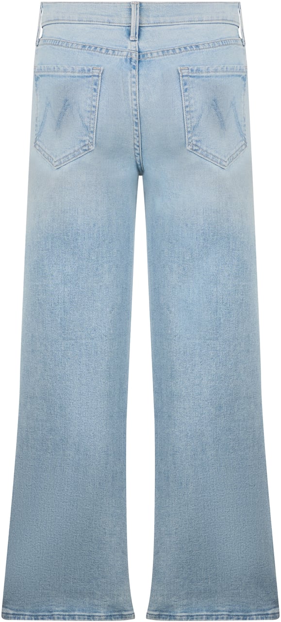 Mother Denim Bell-bottom jeans in cotton Lichtblauw