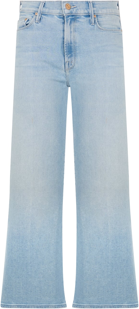 Mother Denim Bell-bottom jeans in cotton Lichtblauw