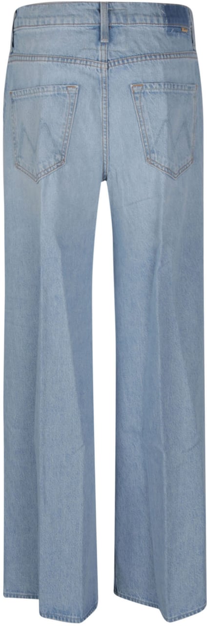 Mother Denim The Ditcher Roller Zip Skimp Jeans Blue Blauw