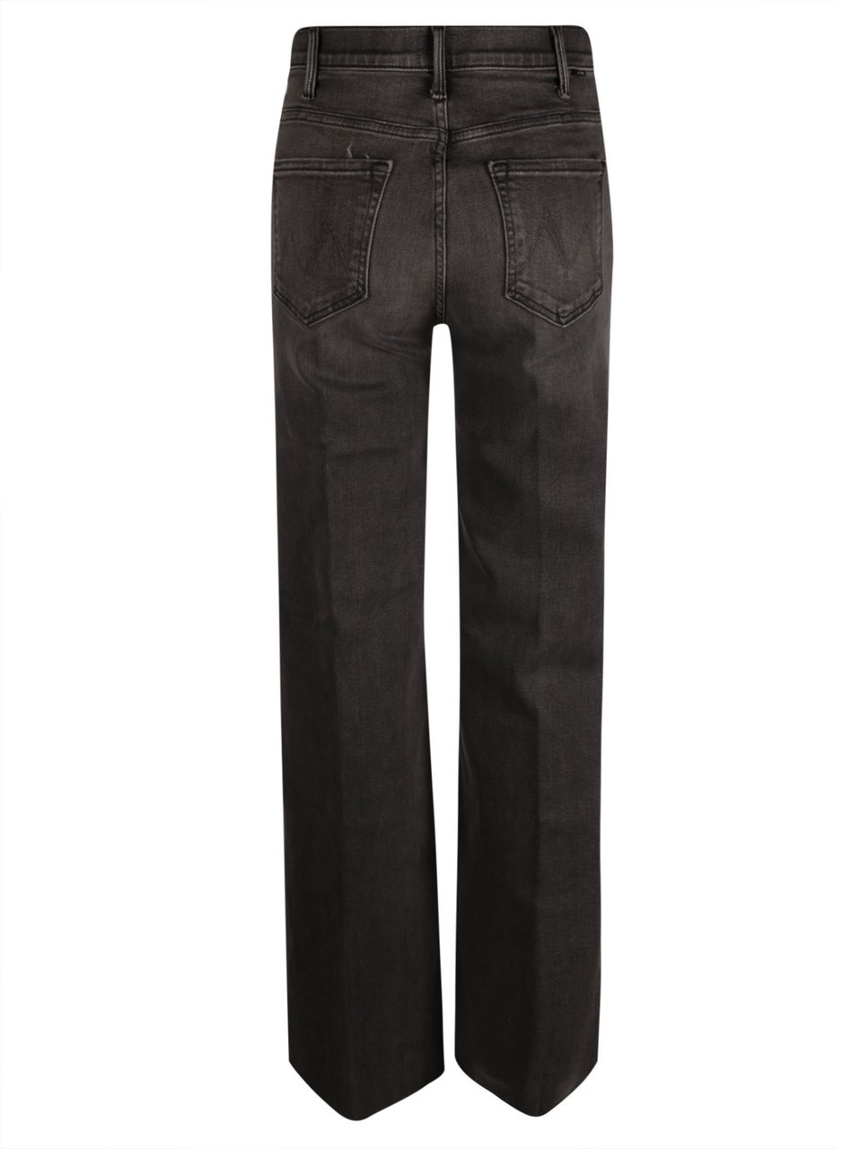 Mother Denim The Hustler Roller Sneak Fray Jeans Blue Blauw