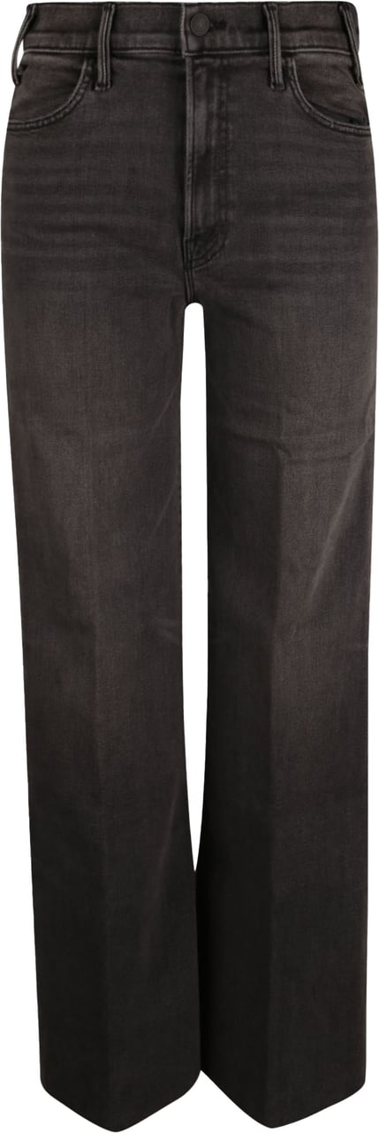 Mother Denim The Hustler Roller Sneak Fray Jeans Blue Blauw