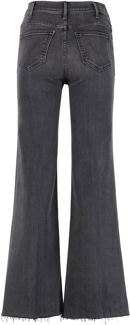 Mother Denim The Hustler Roller Sneak Fray jeans Grijs