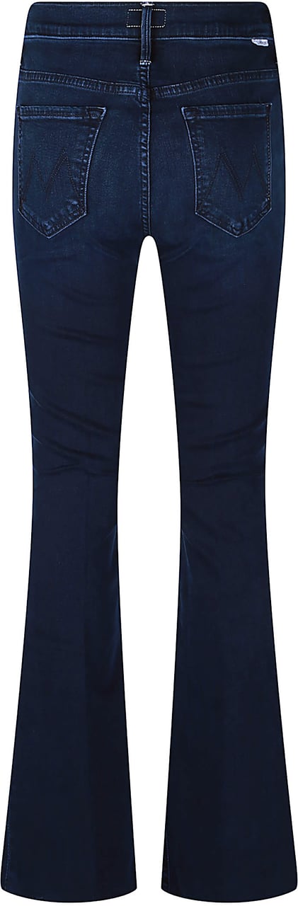 Mother Denim The Weekender Fray Jeans Blue Blauw