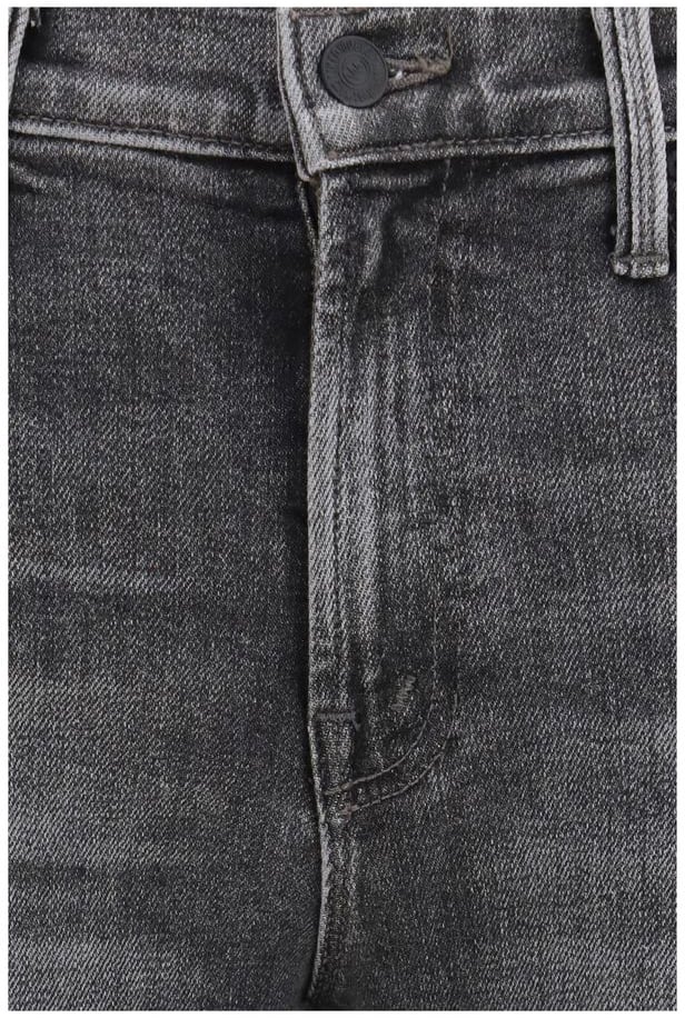 Mother Denim Gray Cotton Bootcut Jeans Grijs