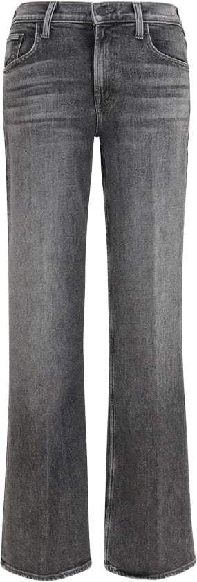 Mother Denim Gray Cotton Bootcut Jeans Grijs