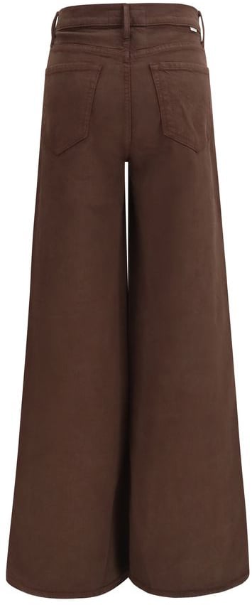 Mother Denim Brown Cotton Jeans Denim Bruin