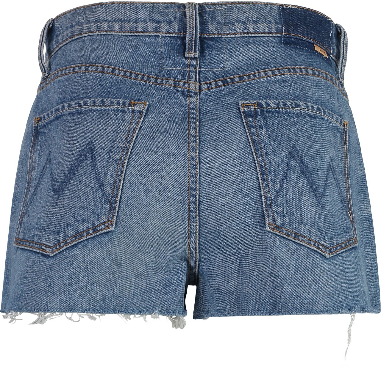 Mother Denim The Ditcher denim shorts Blauw