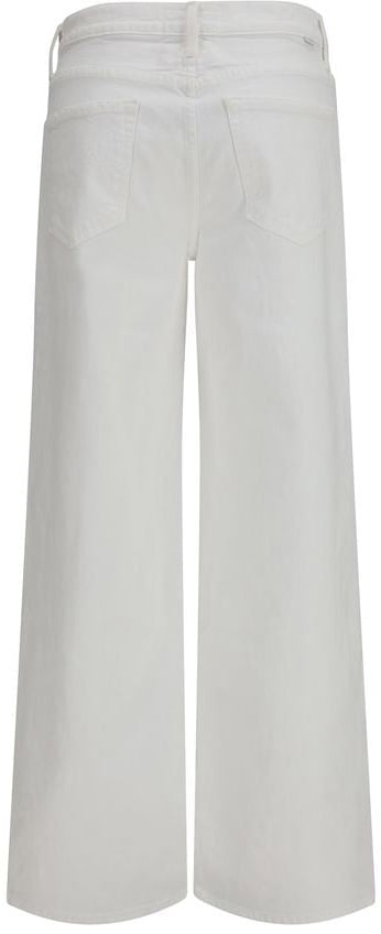 Mother Denim White Cotton Jeans Denim Wit