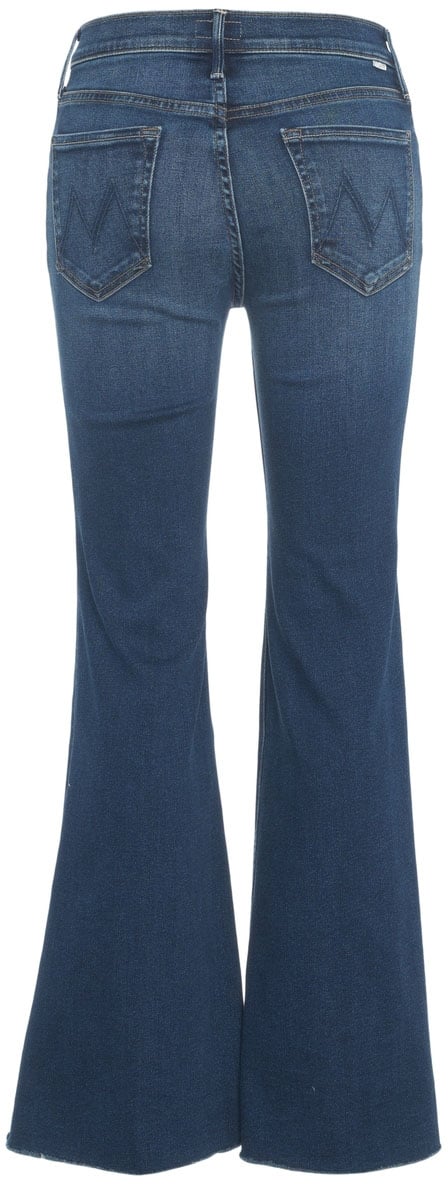 Mother Jeans Svasati 'Lil Doozy Fray' Blauw