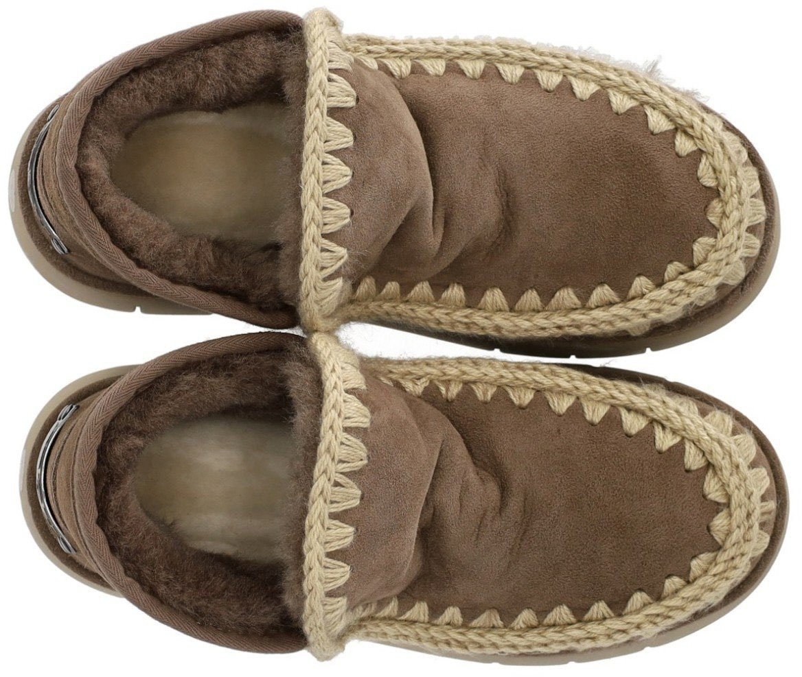 MOU MOU BOUNCE WELT SUEDE ELEPHANT GREY SNEAKER Bruin