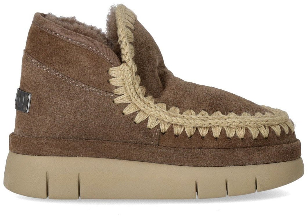 MOU MOU BOUNCE WELT SUEDE ELEPHANT GREY SNEAKER Bruin