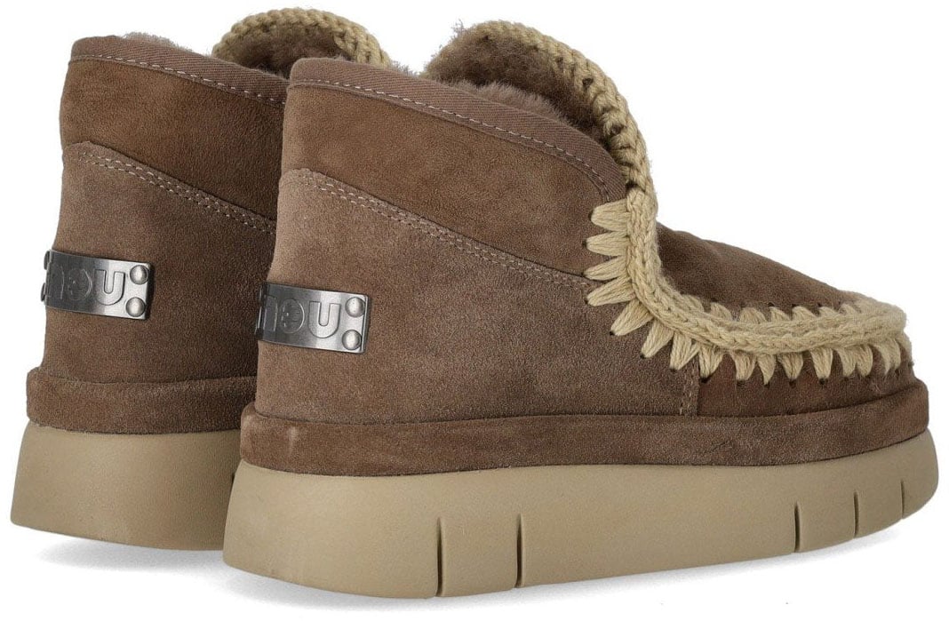 MOU MOU BOUNCE WELT SUEDE ELEPHANT GREY SNEAKER Bruin